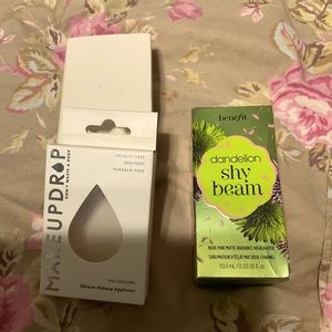 Benefit cosmetics Dandelion Shy Beam w/makeup drop